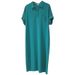 Korean POLO Collared plus Size Cotton Dress for Women Summer Casual Loose Slimming Short Sleeved over the Knee T Shirt Dress_ecoleips.com