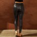 Fahionable European And American Tyle Women' Autumn New Elatic Animal Print Kinny Treet-tyle Cropped Leather_ecoleips.com