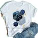 Summer European And American Cross-border Foreign Trade Wholesale T-shirts, Round-neck Casual Plus-size Loose_ecoleips.com