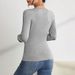 Voya 2026 Cross-Border Women's Clothing Simple Design Square Neck T-Shirt Spring/Summer Slim Fit Versatile Slimming_ecoleips.com