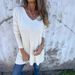 Foreign Trade European American Cross-Border Independent Site 2026 Spring And Autumn Solid Color V-Neck Knit_ecoleips.com