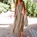 Large Size Women's Summer Dress Fashion Repair Cotton Linen Clothing_ecoleips.com
