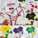 Slim Fit Two Piece Swimsuit Cross Border Foreign Trade Short Sleeved Printed Design Sexy Bikini Three Piece Set 2025_ecoleips.com