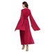 Women's Clothing Extra Long Sleeve Shoulder Seam Dress_ecoleips.com