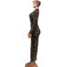Women’s Clothing women's dress flannel sequin fabric stage costume bubble long sleeve dress_ecoleips.com