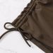 Verve 2025 New Drawstring V-neck Short Sleeve Two-piece Swimsuit For Women Conservative Beach Bikini Hot Spring Swimwear_ecoleips.com