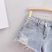 High Count Ripped And Fringed Denim Shorts for Women Trendy Hot Pants Summer Fashion Must-Have Stylish A-Line Mini Skirt for Bloggers_ecoleips.com