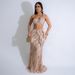 Women's Clothing Sleeveless One Shoulder Short Top With Sexy Hip Skirt_ecoleips.com