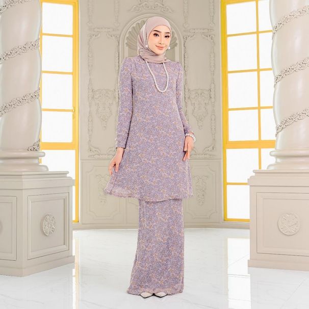 Elegant 3D Floral Maxi Dress With Long Sleeves – Stretchy Rayon Blend Women’s Dress (S-5XL, Wrap Style, Office & Evening Wear)_ecoleips.com