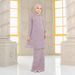 Elegant 3D Floral Maxi Dress With Long Sleeves – Stretchy Rayon Blend Women’s Dress (S-5XL, Wrap Style, Office & Evening Wear)_ecoleips.com