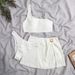 2024 Three Piece Set One Shoulder Backless Sexy Bikini Swimsuit for Women European American Style Cross Border Trade_ecoleips.com