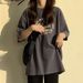 2025 Summer Korean Version Loose Short-sleeved T-shirt Women's Korean Version New Large-size Top Couple Bottoming Shirt_ecoleips.com