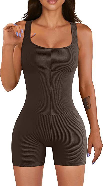 Women's Clothing Autumn And Winter Threaded Square Collar Hip Lift Slim Sexy Jumpsuit_ecoleips.com