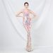Women's Clothing Spot Fantasy Beads Long Evening Dress_ecoleips.com