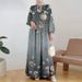 Ethnic Print Maxi Dress Modest Abaya Dress for Women Flowy Bohemian Long Sleeve Multiple Colors S-5XL_ecoleips.com
