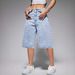 Women's High Waisted Denim Shorts Light Blue Washed Rhinestone Firework Detail Sexy Style Factory Direct Wholesale Bottoms_ecoleips.com