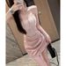 White Lace Embroidery Patchwork Slip Dress French Style Design Boning Fitted Waist Short Skirt Women's Clothing_ecoleips.com