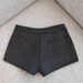 Women's High-Waisted Button down Wool Shorts Stylish Slimming Grey Retro A-Line Bodycon Hot Pants for Autumn/Winter_ecoleips.com