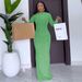 Women's Clothing Round Neck Long Sleeved Flocking Slim_ecoleips.com