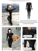 Aria Basics German Sun Protection Swimsuit Quick-Dry Conservative Slimming One-Piece Sleeve Long Pants Snorkeling Wetsuit For Women_ecoleips.com