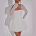 Women's Clothing Winter New Sexy Backless Strappy Bow Sweet Short Skirt_ecoleips.com