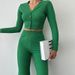 Women’s Clothing Spring Casual Suit Women's Long Sleeve Tight Cardigan Top Comfortable Shorts Home Clothing_ecoleips.com