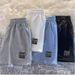 Women's Clothing Waffle Knit Shorts Breathable Lounge Sleep Shorts Loose Fit Casual Athletic Shorts Workout, Travel (Black/Grey/White/Sky Blue, S-3XL)_ecoleips.com
