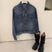 2026 Vintage Distressed Denim For Women, New Spring And Autumn Loose Casual Versatile Jacket Top_ecoleips.com
