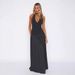 Summer Sexy V-Neck Halter Neck Women's Dress European American Style Tie Backless Polka Dot New 2025_ecoleips.com