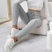 Voya European And American Women's Basic Women's Fashion Simple Knitted Casual Pants, New Spring-summer Slim-fit Leg-slimming Nine-inch Pants
_ecoleips.com