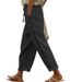 Muslim New Women's Pants Elastic Waist Loose Versatile Casual Nine Point Trousers_ecoleips.com