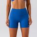 Women's Clothing Quick Drying Naked Yoga Shorts Women's Butt Lifting Running Fitness Shorts Tight High Waist Sports Training Leggings_ecoleips.com