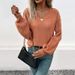 2026 Autumn And Winter Lazy Wind Knitted Sweater Women's Sweater_ecoleips.com