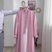 Verve 2025 New Dubai Solid Color Women's Muslim Bow Tie Decorated Cardigan Fashion Robe_ecoleips.com