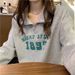 European American Style Polo Collar Sweatshirt For Women, Spring And Autumn, Thin, Loose, Petite, Stylish, Age-reducing,_ecoleips.com