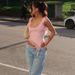Women's Sleeveless Vest U Neck Ruffled Irregular Casual Fashion European American Style Summer Top Hot Selling 2024_ecoleips.com