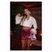 2024 Cross-Border A-Line High-Waisted Bodycon Sequin Street Style Beaded Nightclub Mini Skirt_ecoleips.com
