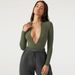 Trendy Women's Jumpsuit – Stretchy Knit Romper With Zipper Top & 3/4 Shorts (S-XL, Rayon Blend, Mid-Rise, 9 Colors)_ecoleips.com