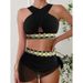 Women's Clothing Sexy Split Gauze Skirt Three Piece Suit_ecoleips.com