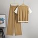 Women's Clothing Summer New Loose And Comfortable Two Piece T Shirt Trousers Two Piece Suit_ecoleips.com