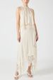 Women's Sleeveless Lace Split Two-Piece Set Round Neck Vest Hollow Out Patchwork Women 3045_ecoleips.com