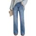 Women's High-Waisted Light Blue Wide-Leg Jeans – Vintage Relaxed Fit Denim Pants With Flowy Silhouette For Casual & Boho Style_ecoleips.com