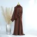 Women's Clothing Solid Color Dress_ecoleips.com