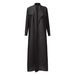 Verve Robe Muslim Clothing Long Fashion Elegant Cardigan Pleated Dress_ecoleips.com
