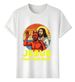 Women's T-Shirts T-shirt Muscle Freaks Diablo Jesus Comic Style Drawing_ecoleips.com
