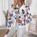European American Cross-border 2026 Autumn New Tropical Print Baseball Collar Jacket, Stylish Versatile For Commuting_ecoleips.com
