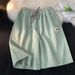 Women's Summer Shorts - Lightweight Ice Silk Breathable Loose Fit Casual Shorts With Embroidery Logo High Elasticity, Multiple Pockets, Straight Leg_ecoleips.com