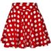 K Wave Point Big Swing Half Body Skirt Wave Point A Mini Skirt_ecoleips.com