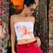 Aria Basics Aria Basics 2025 European And American Cross-border Summer New Sexy Street Style Navel-baring Sleeveless Dopamine Hot Girl Tube Top_ecoleips.com