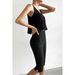 High-Waisted Slimming Cropped Pants European Style Straight Leg Casual Summer Pants for Petite Women with Side Slit_ecoleips.com